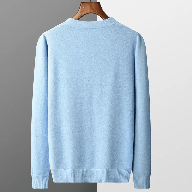 Basic Pure Wool Knitting Sweater