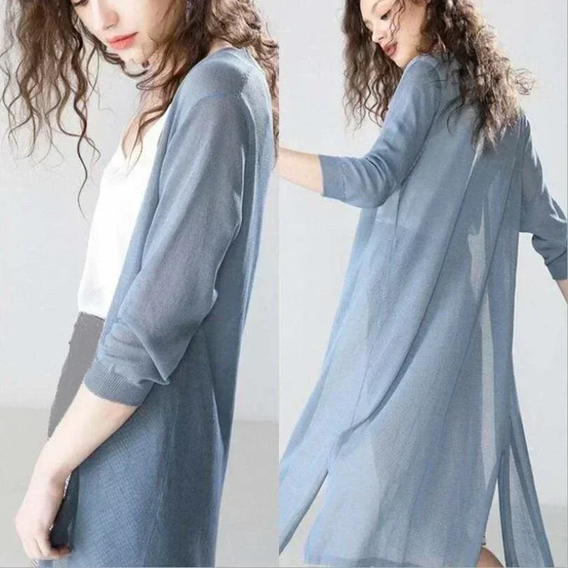 Sun Protection Knit Cardigan