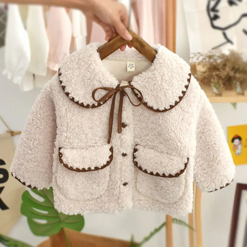 Baby Faux Fur Lamb Wool Coat