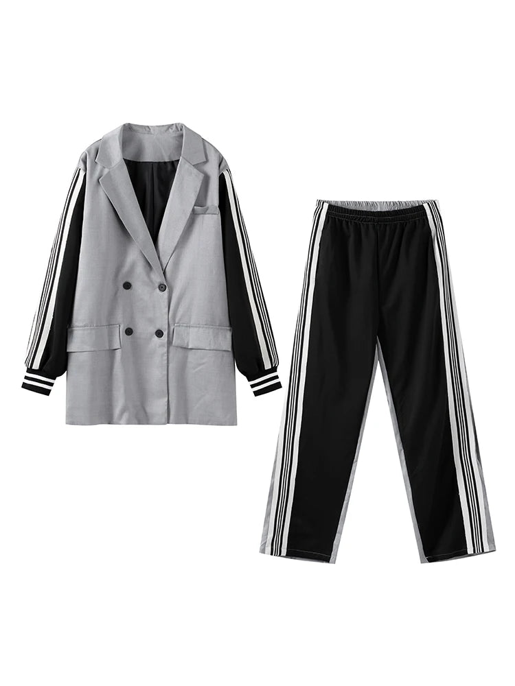 Casual Blazer Pants Set