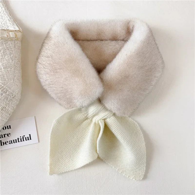 Winter Women Knitted Neck Scarf