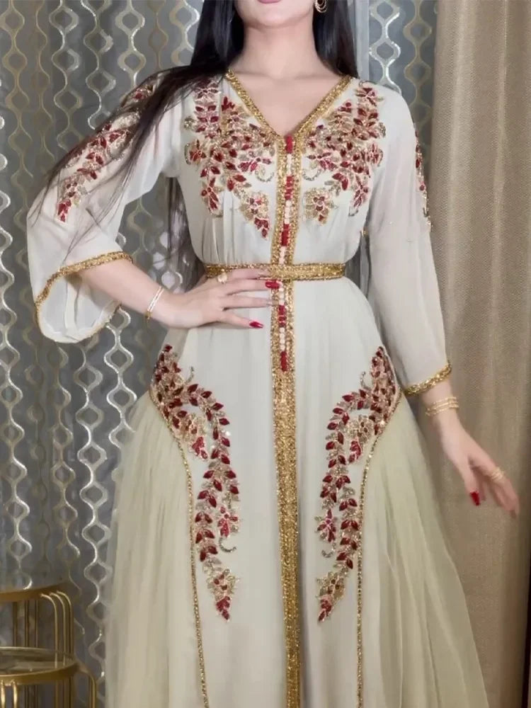 Luxury Eid Arabic Muslim Abaya