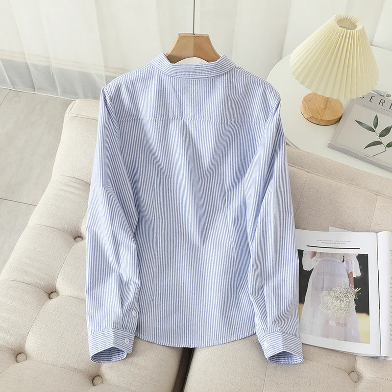 Casual Cotton Oxford Shirt