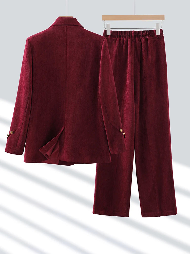 Fashion Winter Pant Suit Set