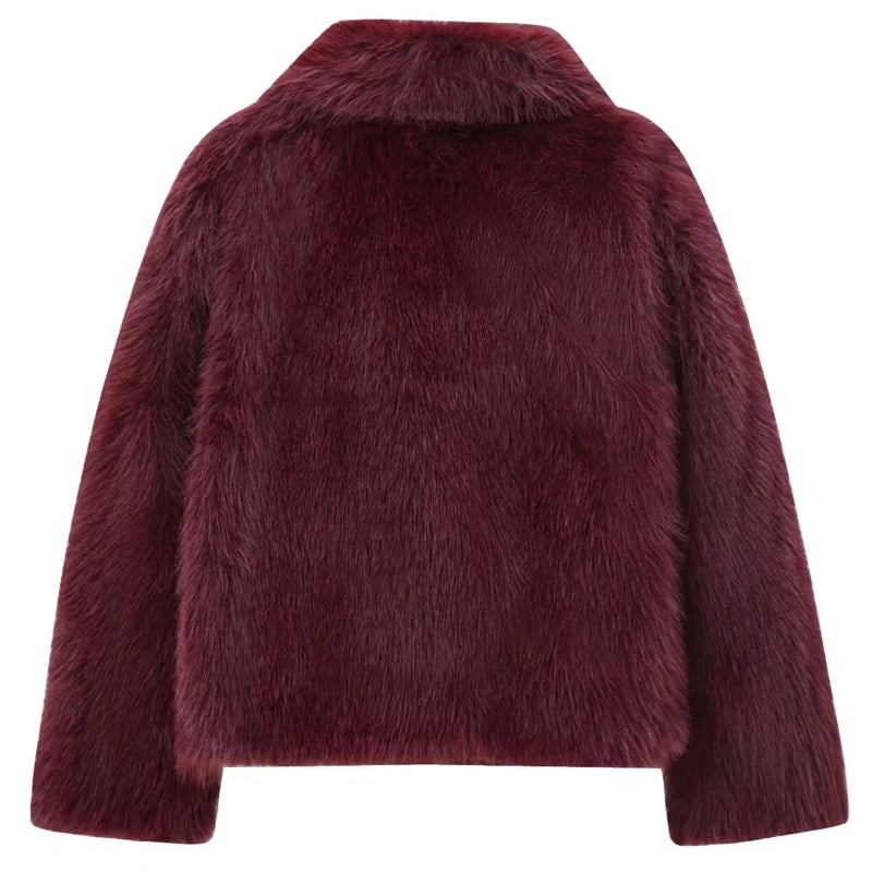 Women Fur Bomber Jacket