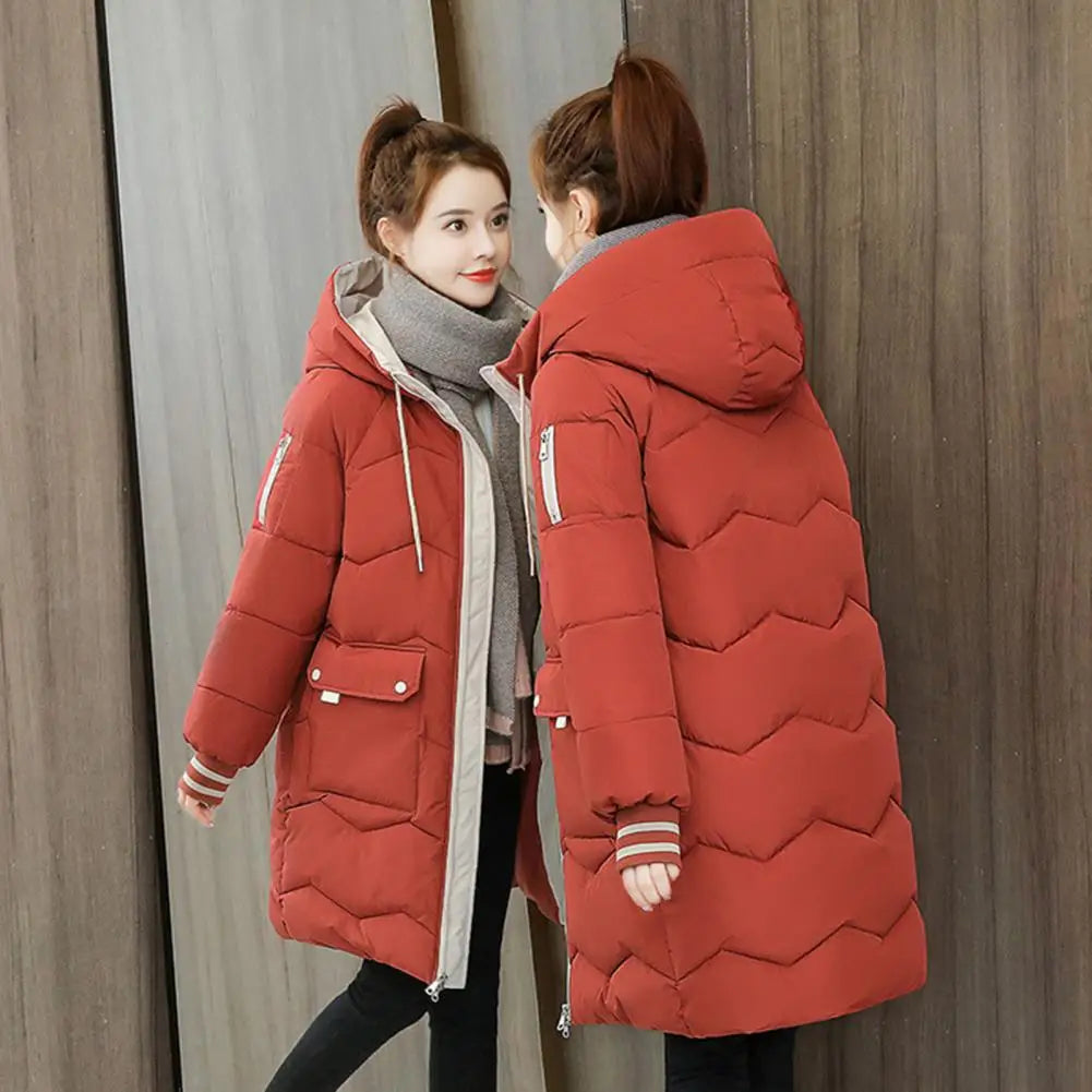 Women’s Long Hooded Down Jacket