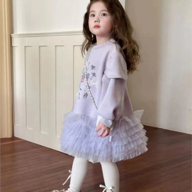 Baby Girls Velvet Tutu Dress