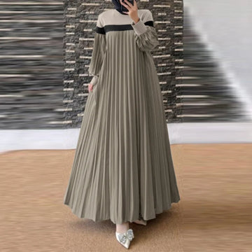 Women Autumn Muslim Abaya Dress