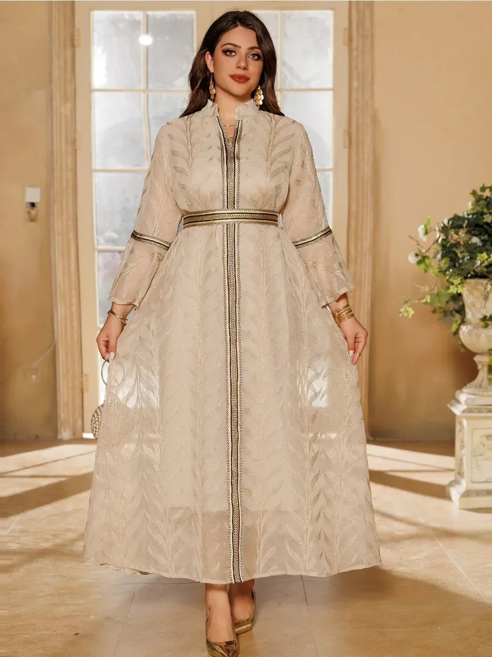 Eid Flare Sleeve Abaya