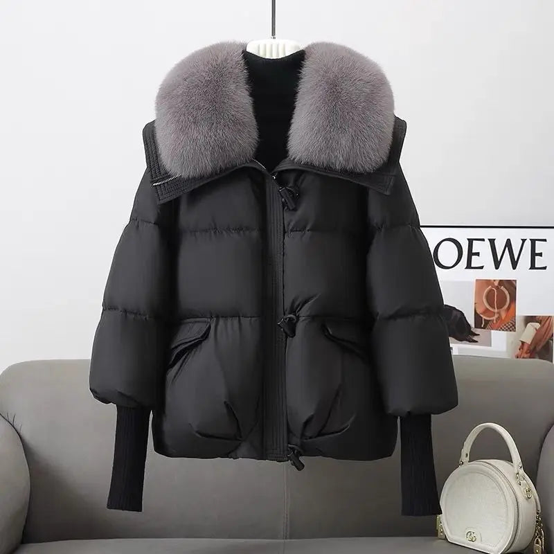 Women's Fur Collar Padded Jacket