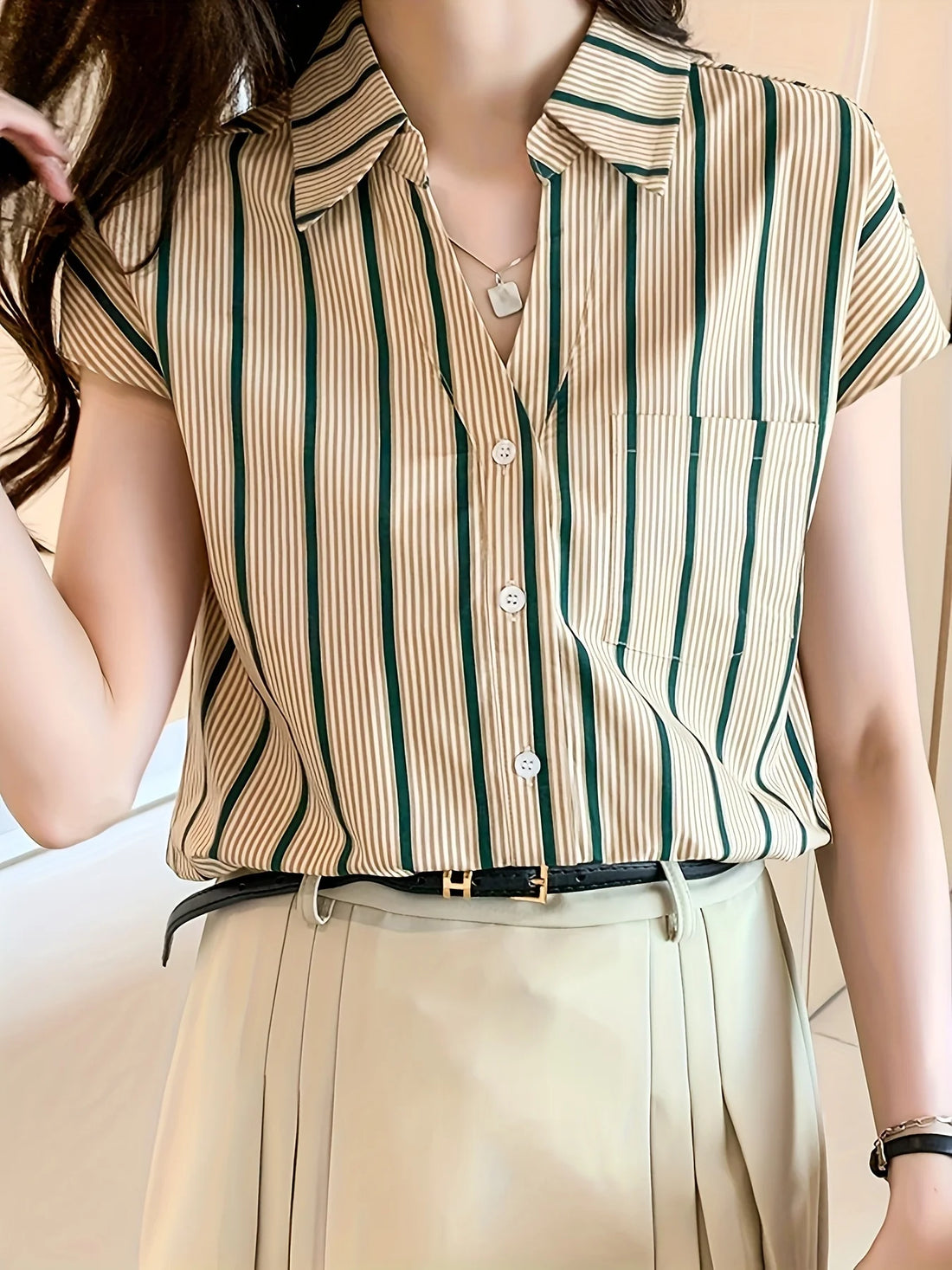 Sleeveless Summer Fashion Shirt