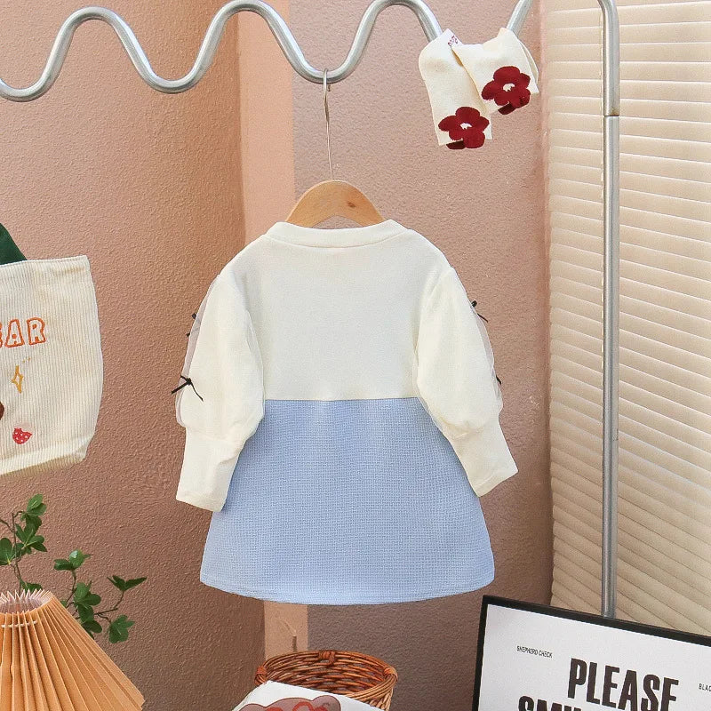 Girls Western-Style Flower Dress