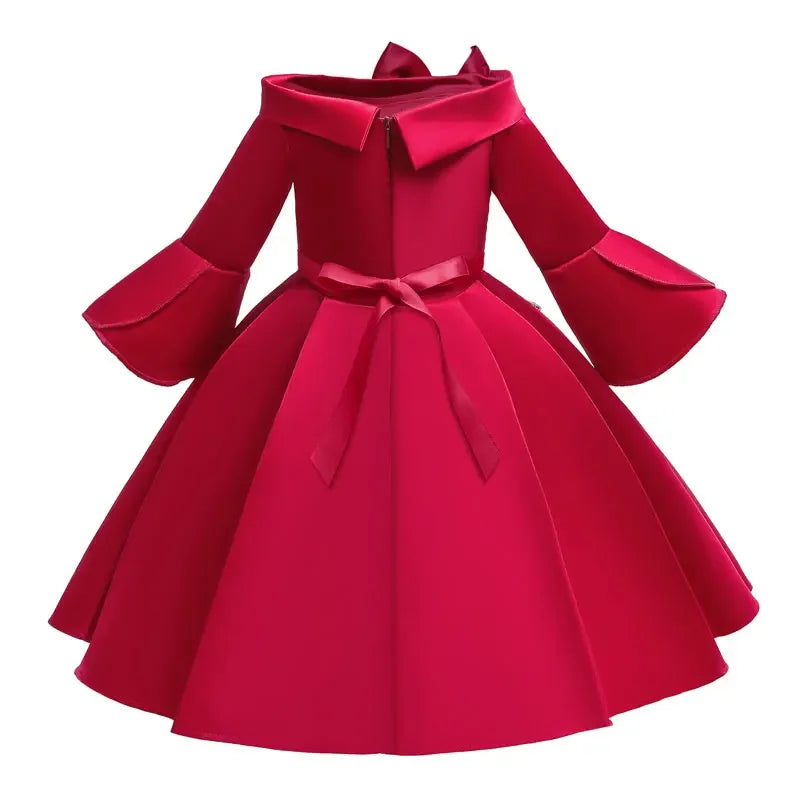 Girls Floral Princess Dress