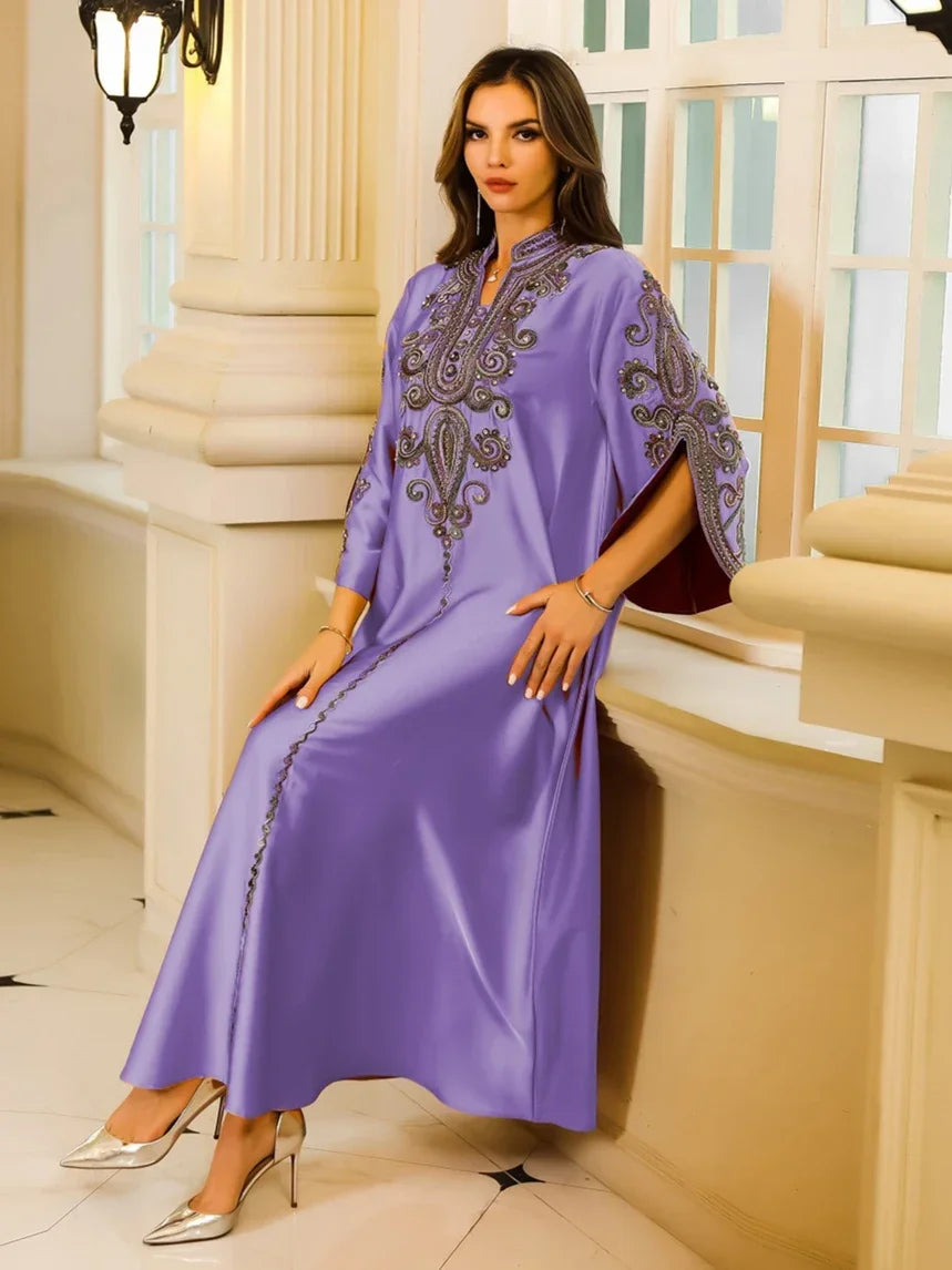 Embroidered Arab Evening Dress