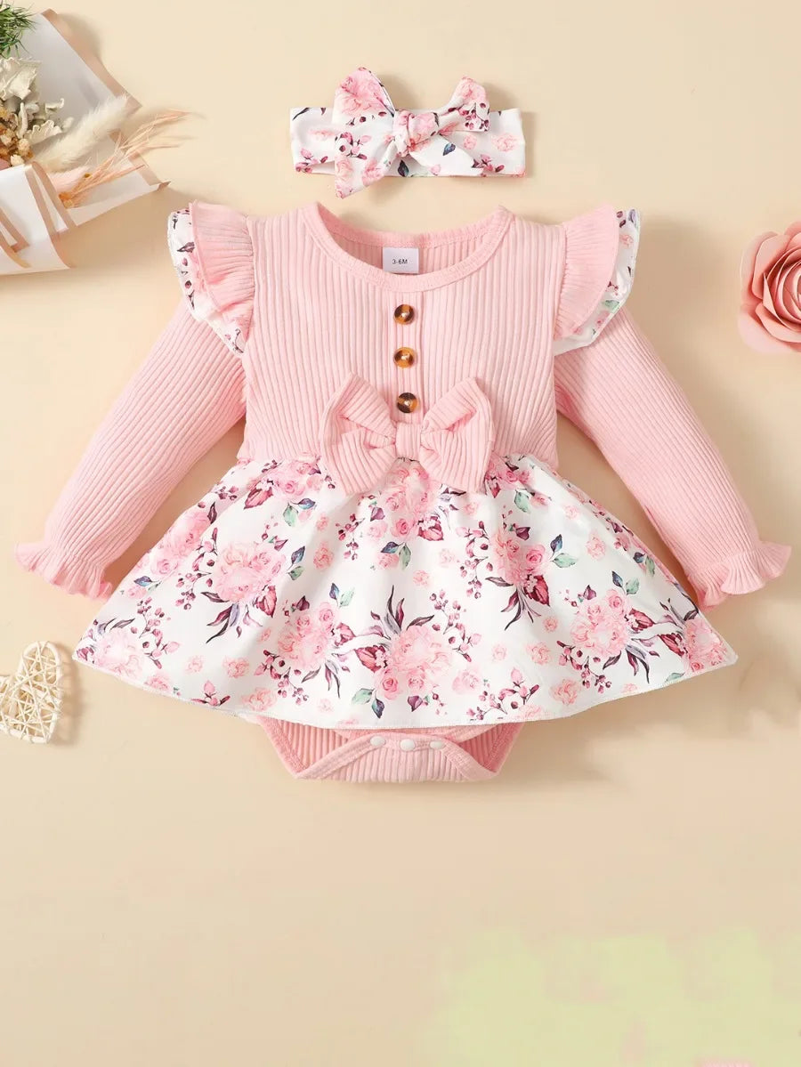 Baby Girl Princess Romper Set