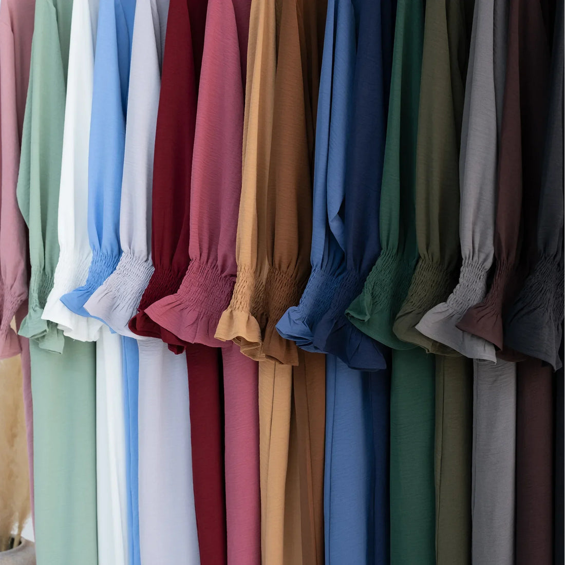 Crepe Muslim Abaya Dress