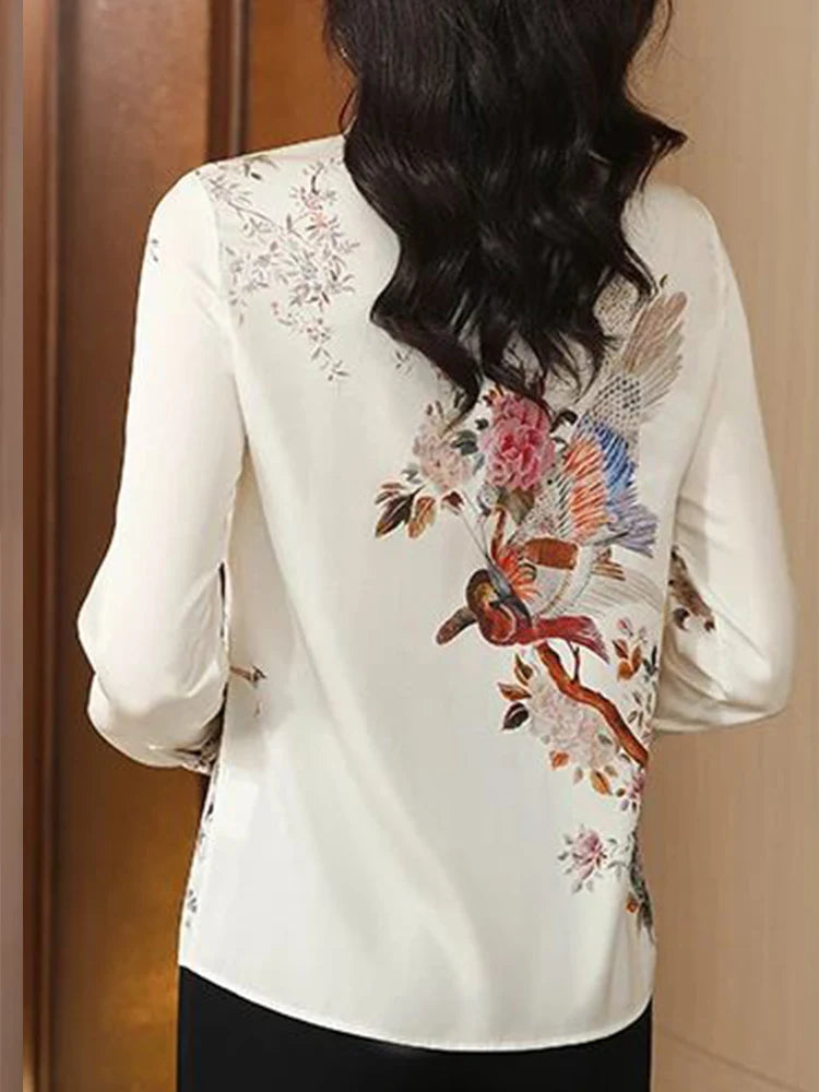 Luxury French Print Shirt