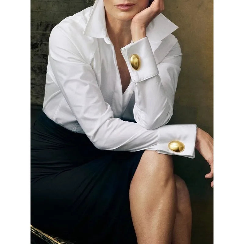 Women's Classic White Blouse