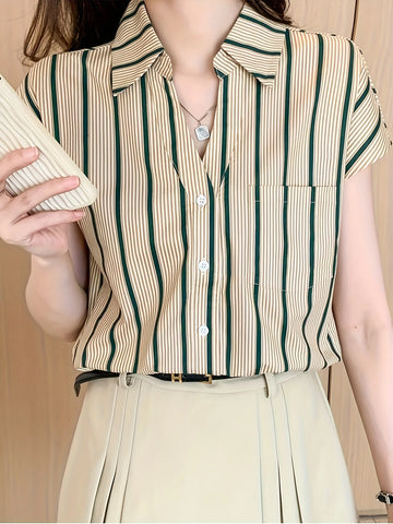 Sleeveless Summer Fashion Shirt