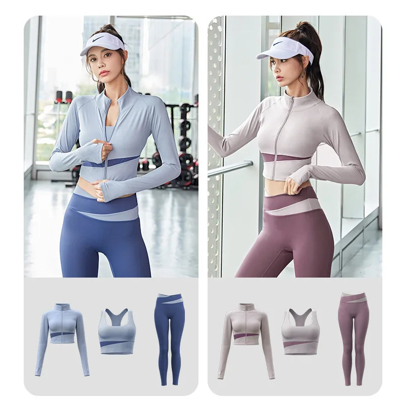 Women's 3-Piece Yoga Set