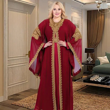 Kaftan Dubai Abaya Maxi Dress