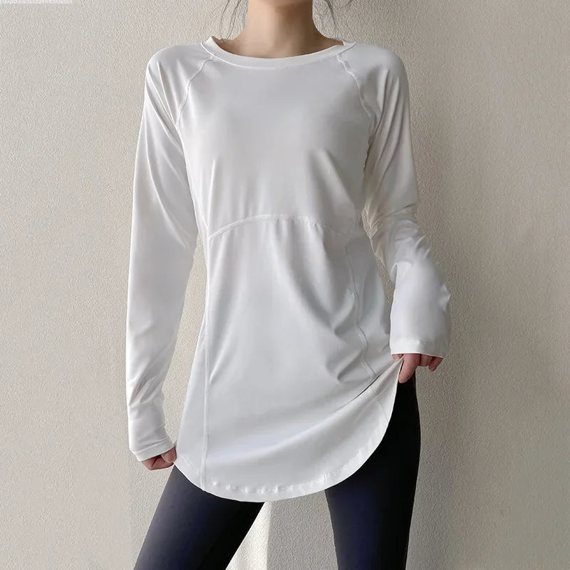 2024 Women's Long Sleeve Yoga Top