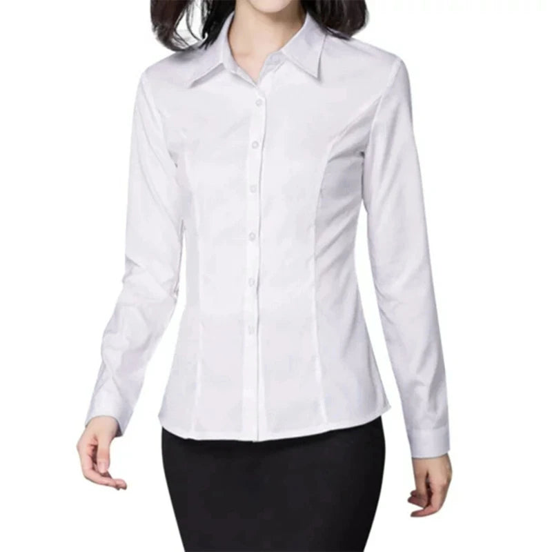 Long Sleeve Office Blouse Shirt