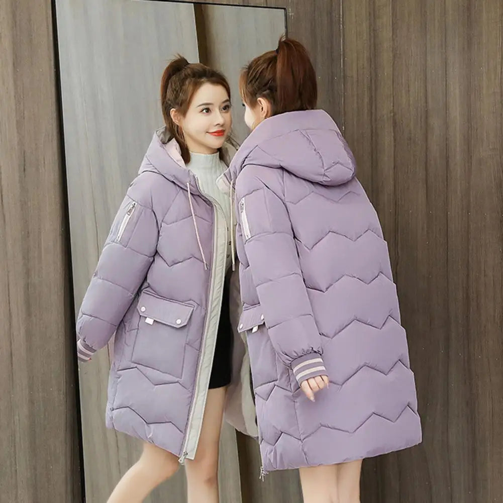 Women’s Long Hooded Down Jacket