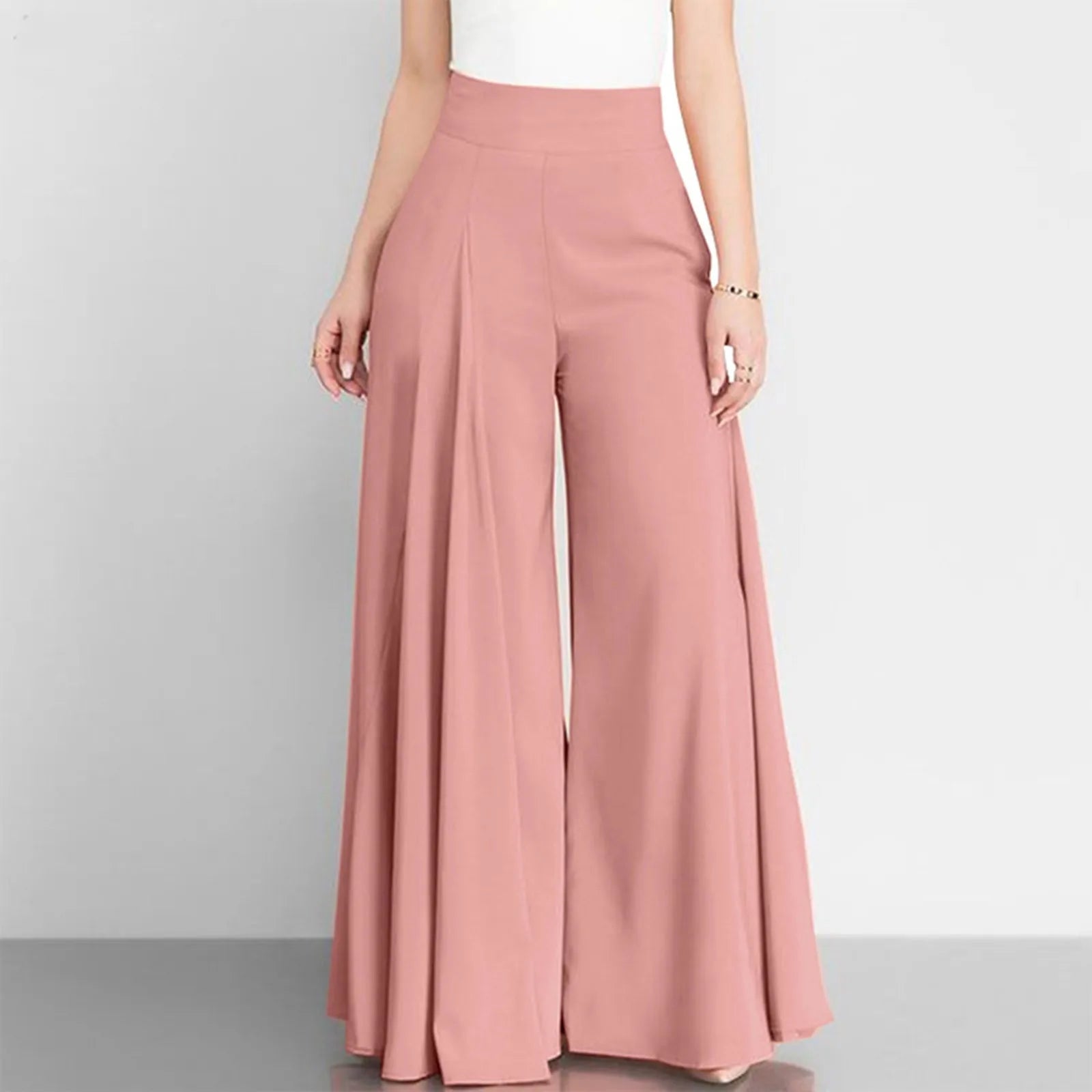 Women Wide Leg Suit Pants