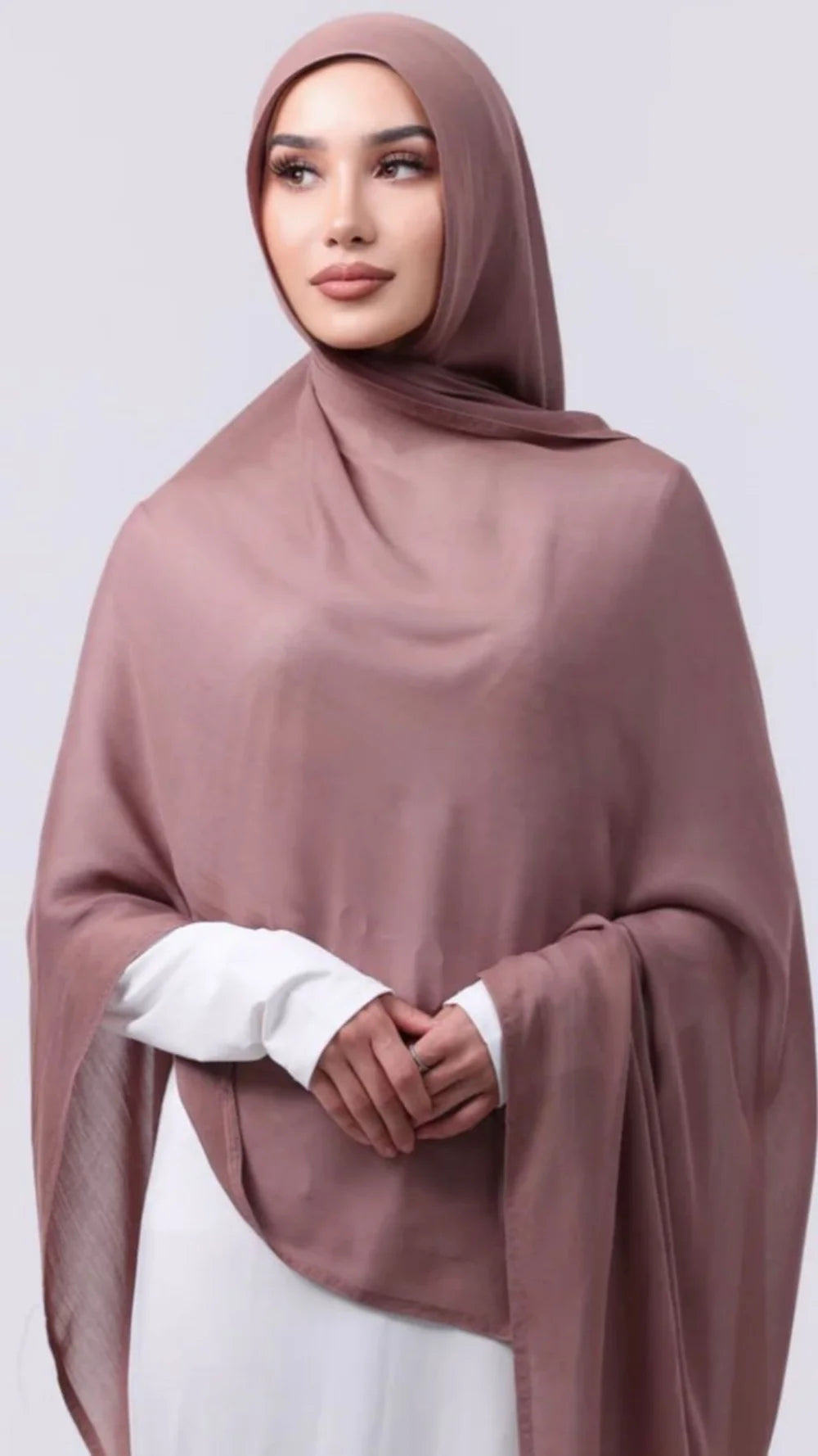 Solid Cotton Rayon Hijab Scarf