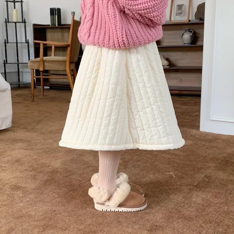 Girls Winter Cotton Skirt
