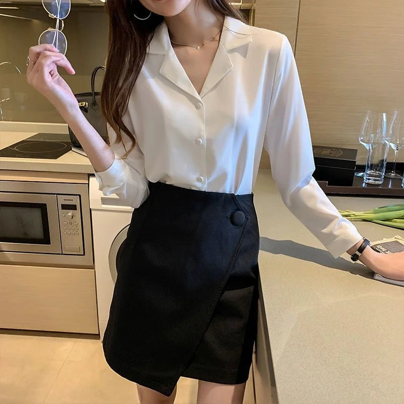Women Spring Autumn Style Blouses Shirt