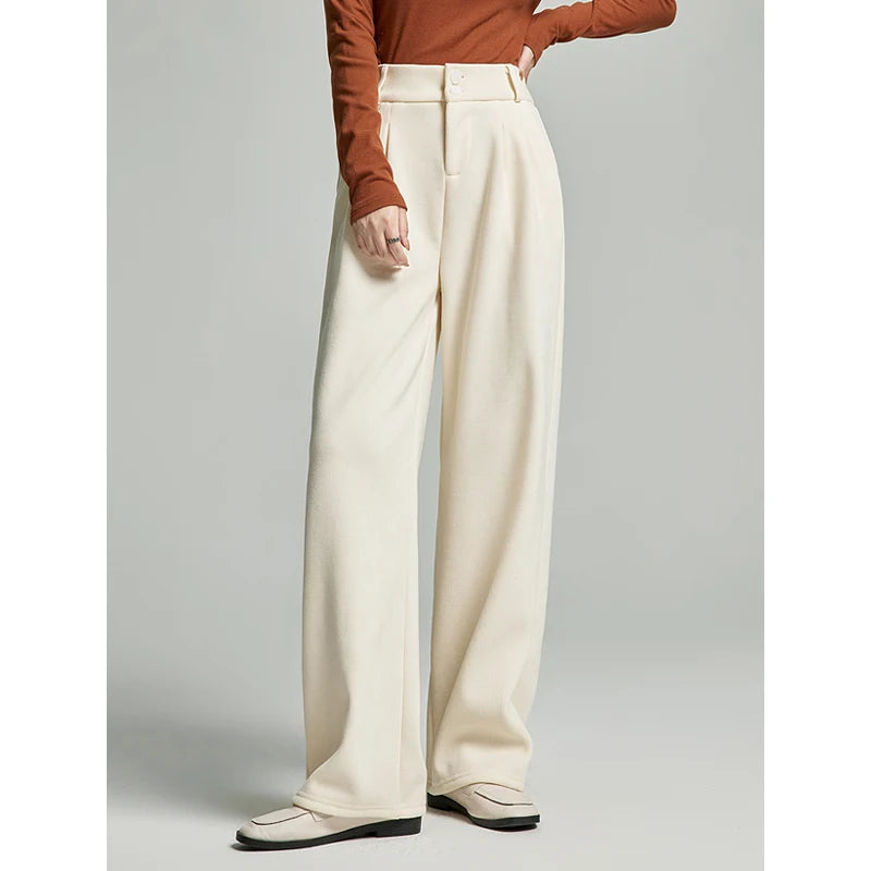 Women's Plush High-Waist Pants
