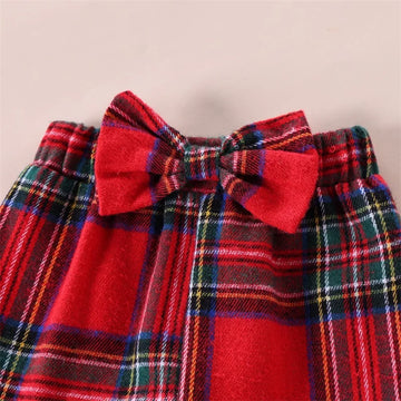 Toddler Girl Winter Deer Outfit Set
