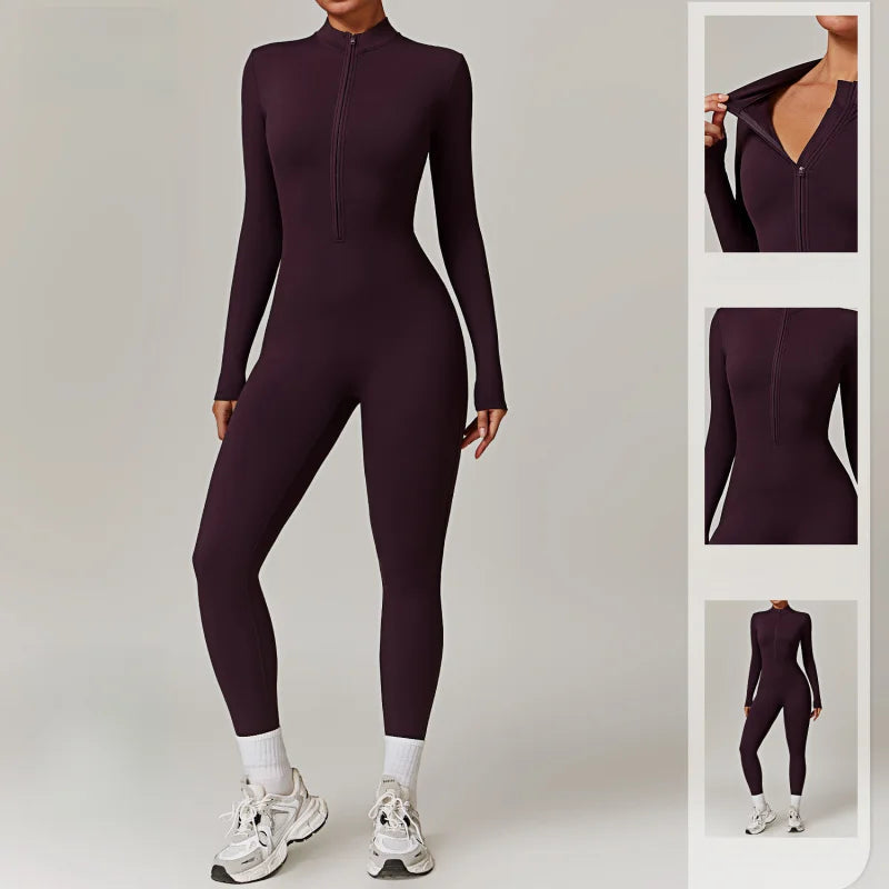 Winter Warm Yoga Jumpsuit