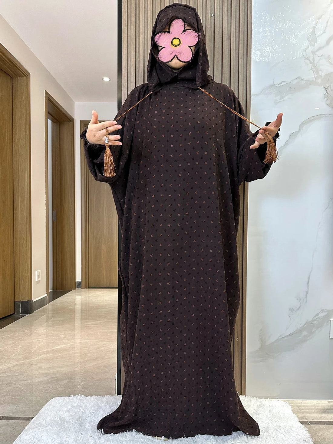 Ramadan Two Hats Abaya Dress