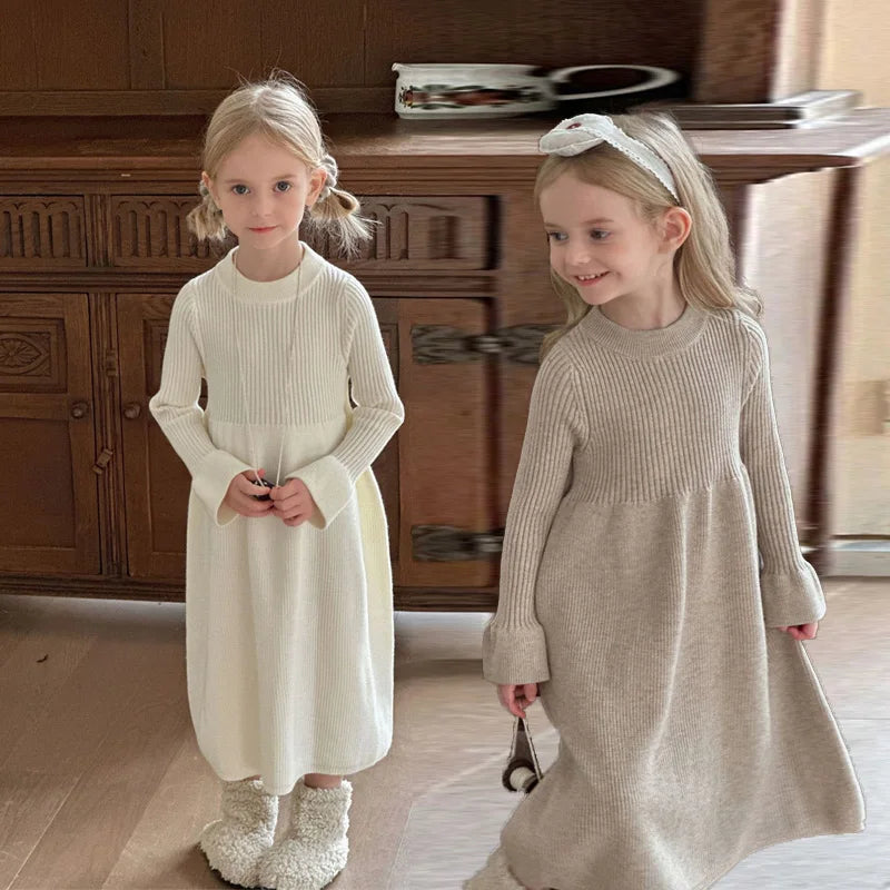 Girls' Knitted Princess Dress