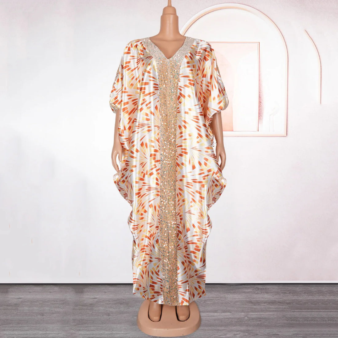 V-Neck Sleeve Party Dress