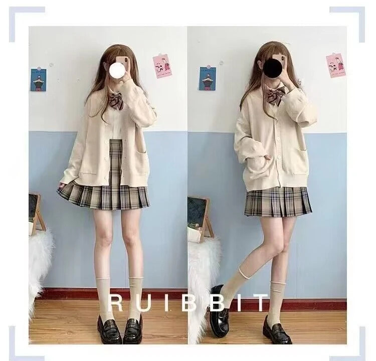 College Style Knit Cardigan
