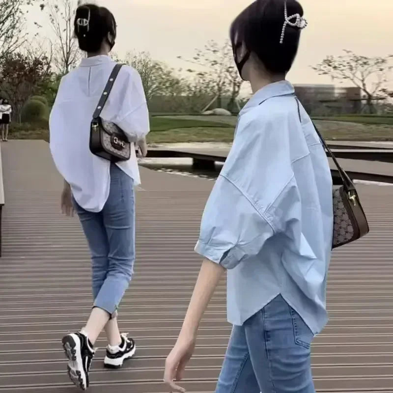Casual Mid Sleeve Summer Shirt