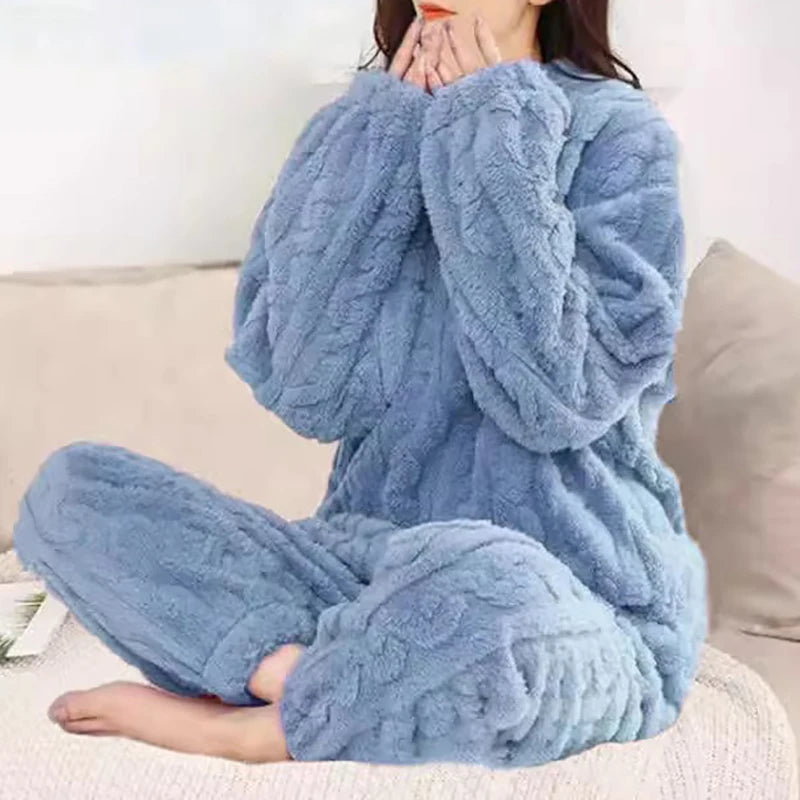 Winter Pajamas Set Women