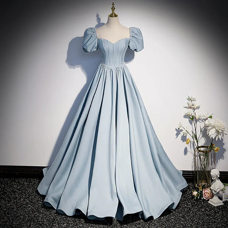 Light Blue Princess Ball Gown