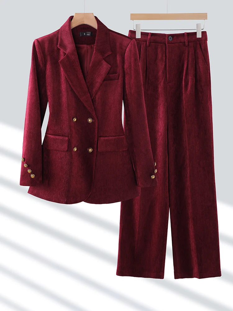Fashion Winter Pant Suit Set