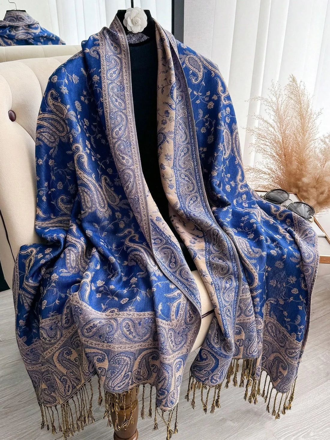 Luxury Patterned Scarf Shawl