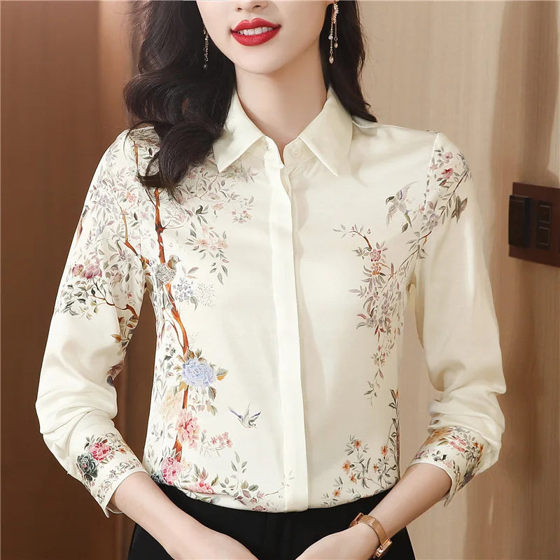 Luxury French Print Shirt