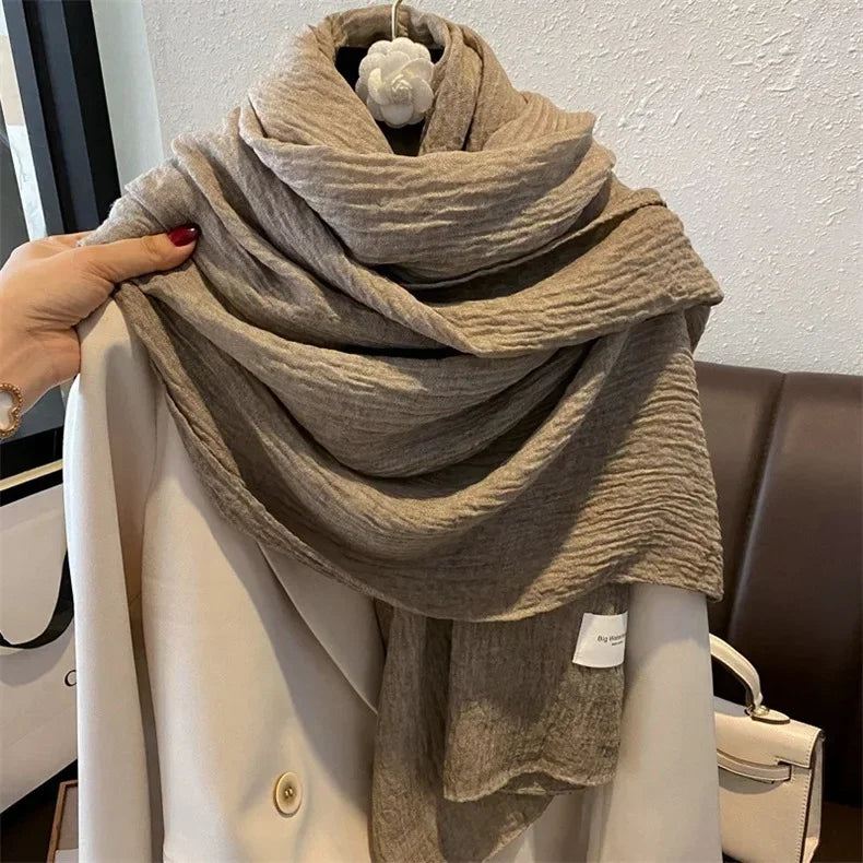 Super Soft Cotton Linen Scarf