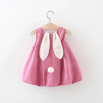 Summer Baby Girl Rabbit Ear Dress