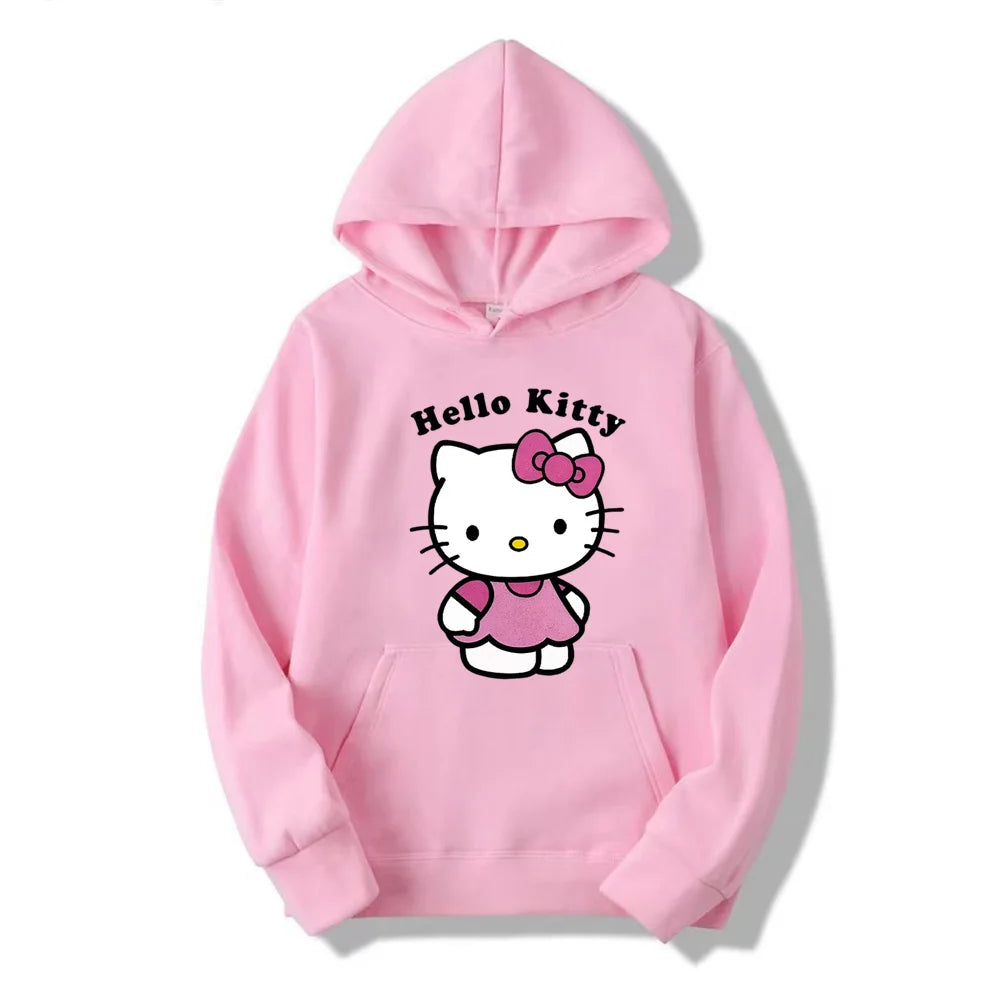 Hello Kitty Printed Hoodie