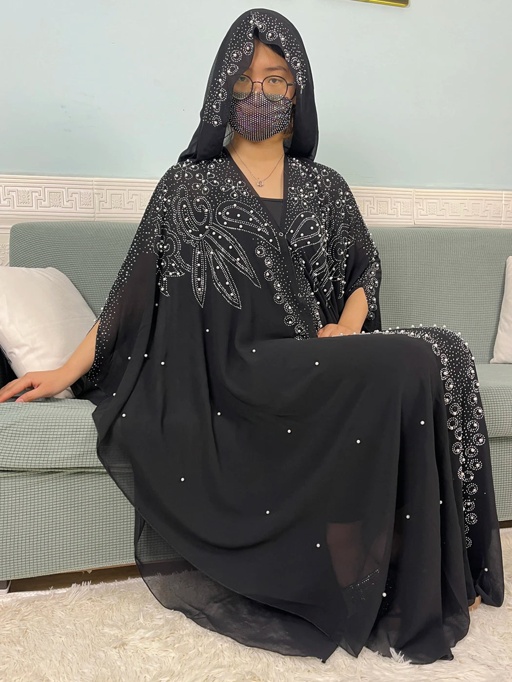 2024 Pure Open Abaya Caftan
