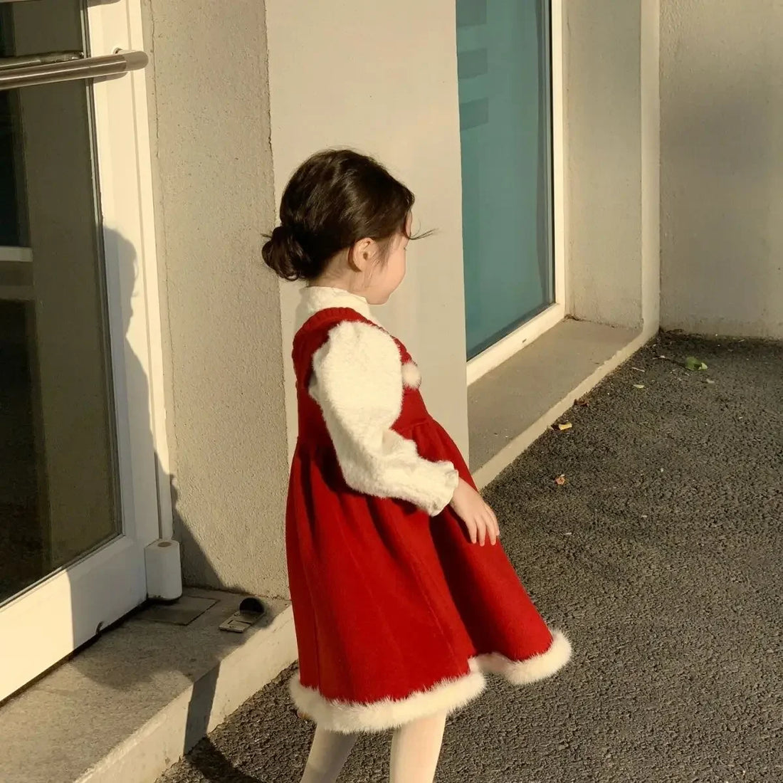 Baby Girls Christmas Dress Set